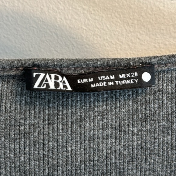Zara Long Sleeve Snap Henley - Picture 3 of 4